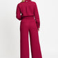 POM Amsterdam Jumpsuits JUMPSUIT - Megan Burgundy Red
