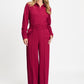 POM Amsterdam Jumpsuits JUMPSUIT - Megan Burgundy Red