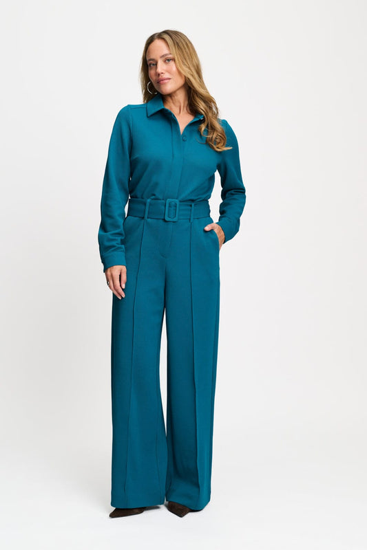 POM Amsterdam Jumpsuits JUMPSUIT - Megan Teal Green