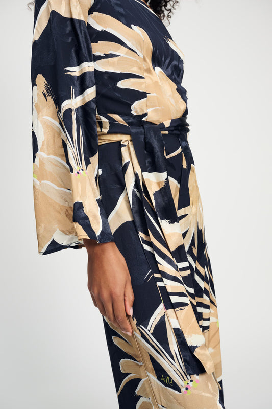 POM Amsterdam Jumpsuits JUMPSUIT - One Shoulder Artisan Sand