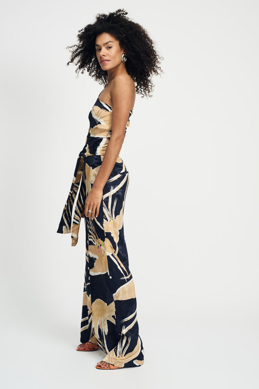 POM Amsterdam Jumpsuits JUMPSUIT - One Shoulder Artisan Sand