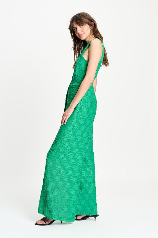 POM Amsterdam Jumpsuits JUMPSUIT - Palm Green Jacquard