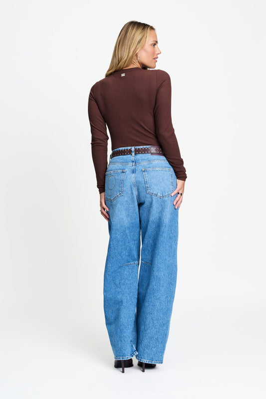 POM Amsterdam Longsleeves LONGSLEEVE - Rose Chocolate Brown