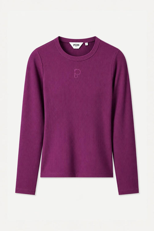 POM Amsterdam Longsleeves LONGSLEEVE - Rose Dark Plum