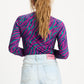 POM Amsterdam Longsleeves TOP - Animal Purple