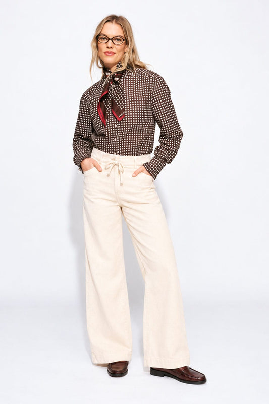 POM Amsterdam Pants Beige / 34 BROEK - Amy Ivory