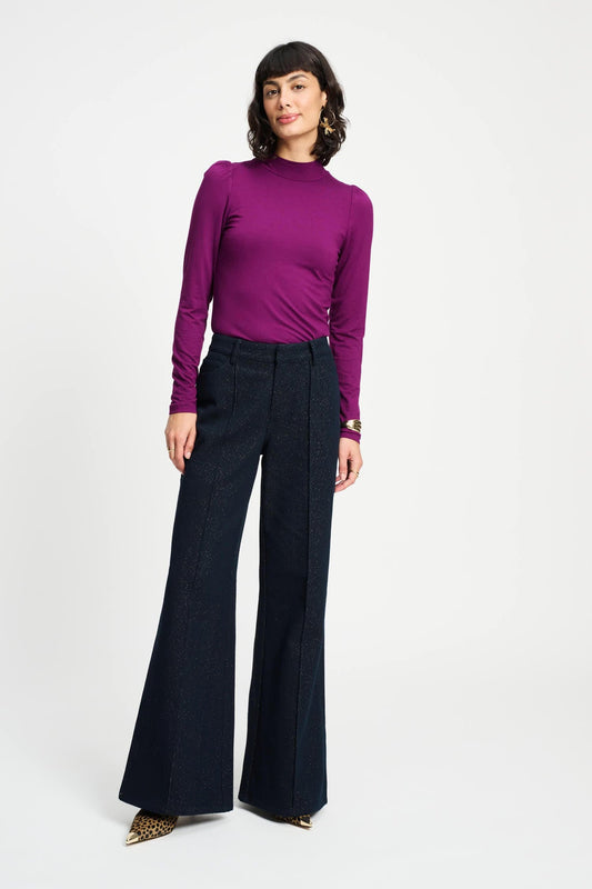 POM Amsterdam Pants Blue / 34 BROEK - Dark Shimmer