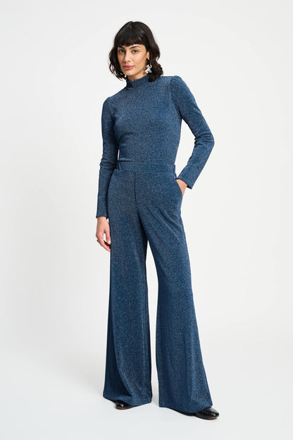 POM Amsterdam Pants Blue / 34 BROEK - Glitter Dawn Blue