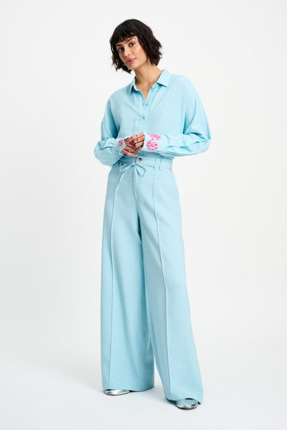 POM Amsterdam Pants Blue / 34 BROEK - Jess Blue Mist