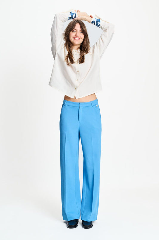 POM Amsterdam Pants Blue / 34 BROEK - Lara Smashing Blue