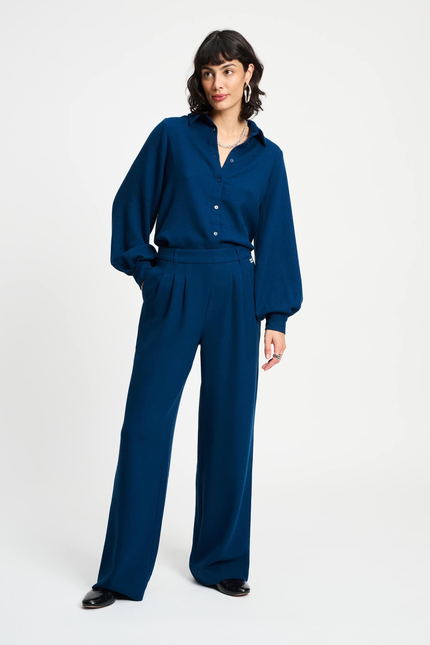 POM Amsterdam Pants Blue / 34 BROEK - Nightfall Blue