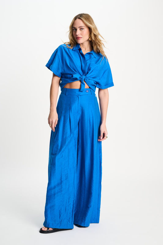 POM Amsterdam Pants Blue / 34 BROEK - Ocean Blue