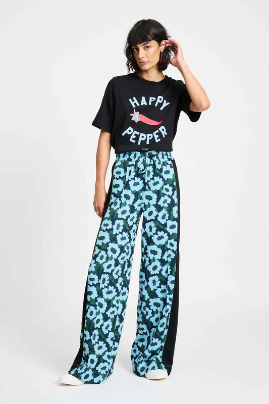 POM Amsterdam Pants Blue / 34 BROEK - Wild Flowers Blue