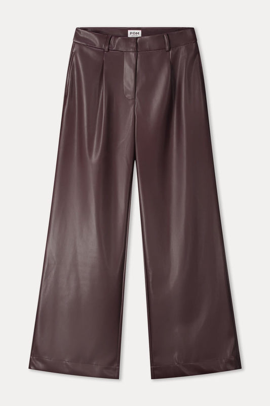 POM Amsterdam Pants BROEK - Abby Chocolate Brown