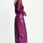POM Amsterdam Pants BROEK - Abby Dark Plum
