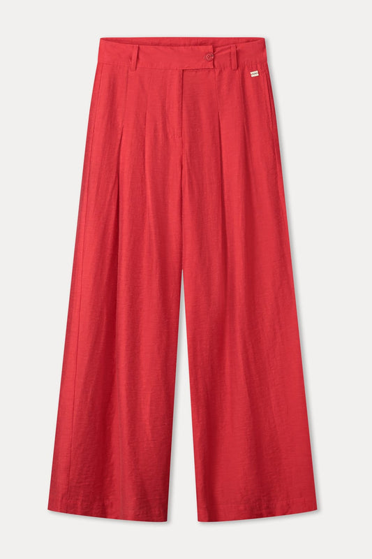 POM Amsterdam Pants BROEK - Bloom Red