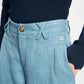 POM Amsterdam Pants BROEK - Bouclé Dawn Blue