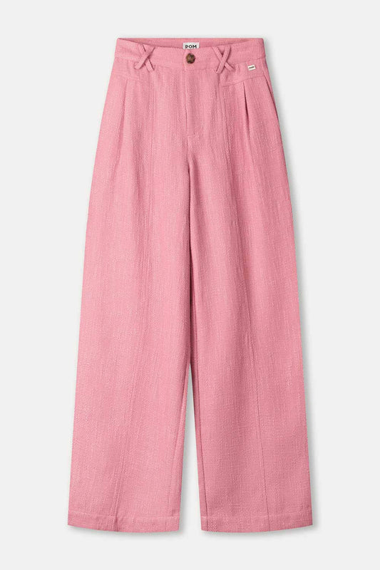 POM Amsterdam Pants BROEK - Bouclé Sweet Pink