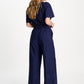 POM Amsterdam Pants BROEK - Broderie Anglaise Night Blue