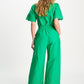 POM Amsterdam Pants BROEK - Broderie Anglaise Palm Green