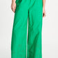 POM Amsterdam Pants BROEK - Broderie Anglaise Palm Green