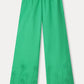 POM Amsterdam Pants BROEK - Broderie Anglaise Palm Green