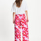 POM Amsterdam Pants BROEK - Bubble Bloom Lavender Linen