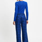 POM Amsterdam Pants BROEK - Charlie Check Blue