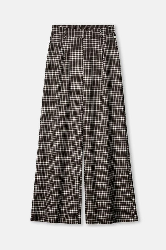 POM Amsterdam Pants BROEK - Charlie Check Brown