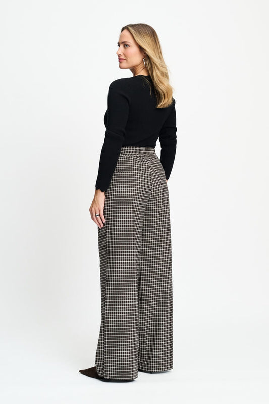 POM Amsterdam Pants BROEK - Charlie Check Brown