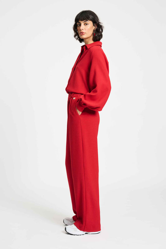 POM Amsterdam Pants BROEK - Chili Red