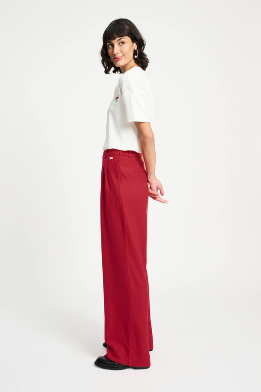 POM Amsterdam Pants BROEK - Chili Red