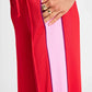 POM Amsterdam Pants BROEK - Colourblock Chili Red