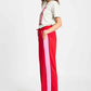 POM Amsterdam Pants BROEK - Colourblock Chili Red