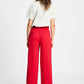 POM Amsterdam Pants BROEK - Colourblock Chili Red