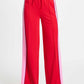 POM Amsterdam Pants BROEK - Colourblock Chili Red