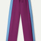 POM Amsterdam Pants BROEK - Colourblock Plum