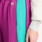 POM Amsterdam Pants BROEK - Colourblock Wild Purple