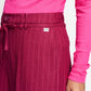 POM Amsterdam Pants BROEK - Jess Striped Burgundy Red