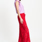 POM Amsterdam Pants BROEK - Lace Bloom Red
