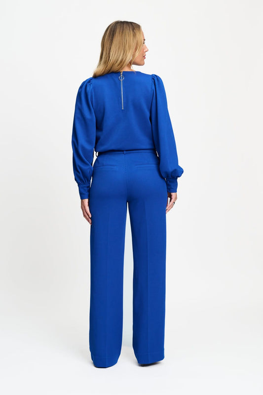 POM Amsterdam Pants BROEK - Lara Cobalt Blue