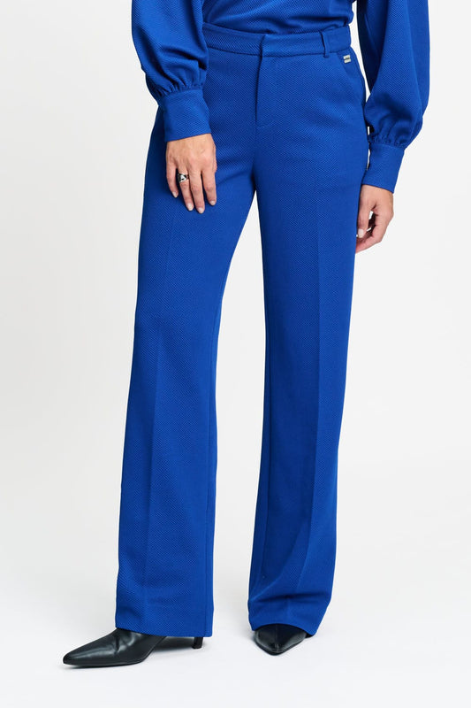 POM Amsterdam Pants BROEK - Lara Cobalt Blue