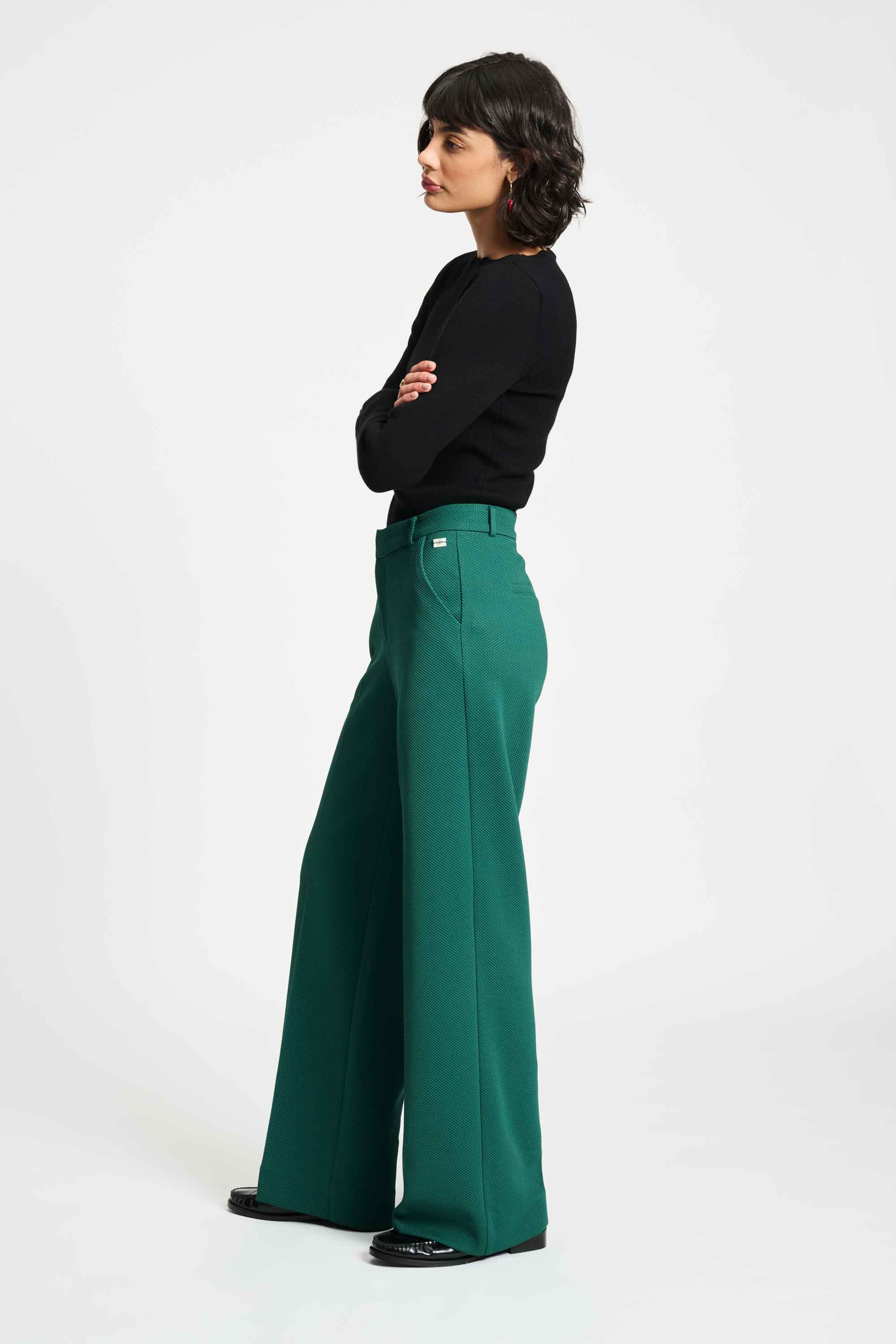 POM Amsterdam Pants BROEK - Lara Pine Green