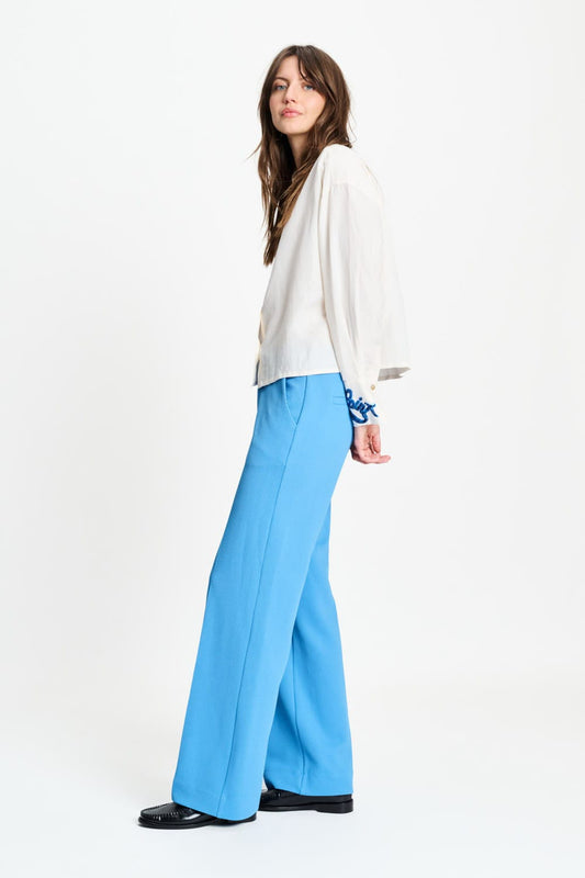 POM Amsterdam Pants BROEK - Lara Smashing Blue