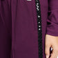 POM Amsterdam Pants BROEK - Leah Dark Plum