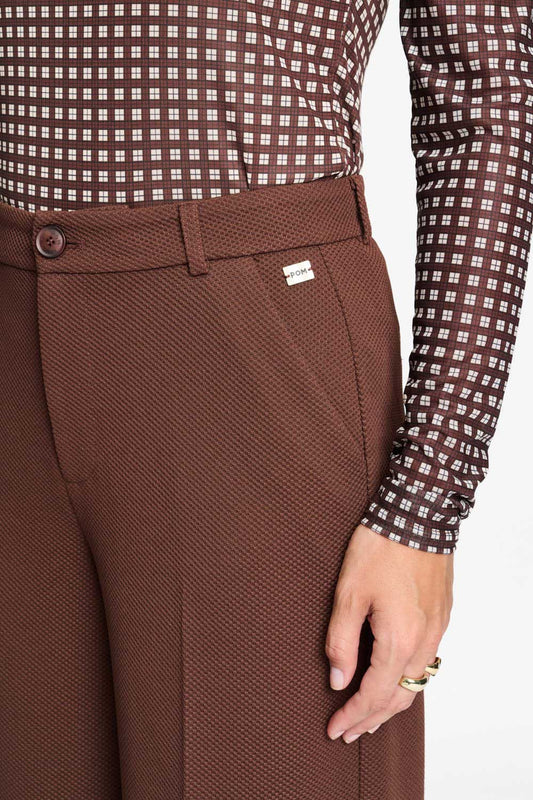 POM Amsterdam Pants BROEK - Lola Chocolate Brown