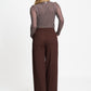 POM Amsterdam Pants BROEK - Lola Chocolate Brown