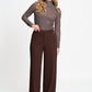 POM Amsterdam Pants BROEK - Lola Chocolate Brown