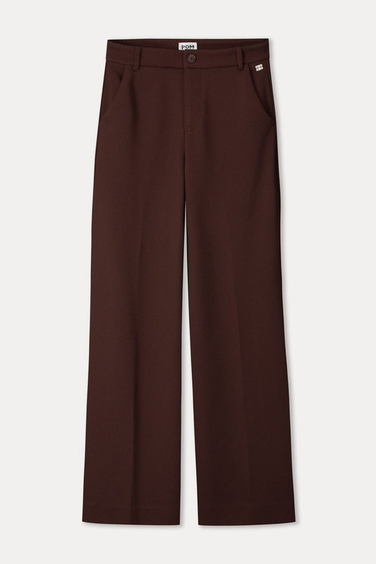 POM Amsterdam Pants BROEK - Lola Chocolate Brown