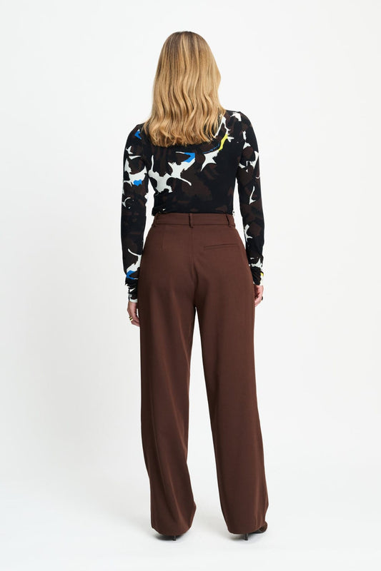 POM Amsterdam Pants BROEK - Marlou Chocolate Brown